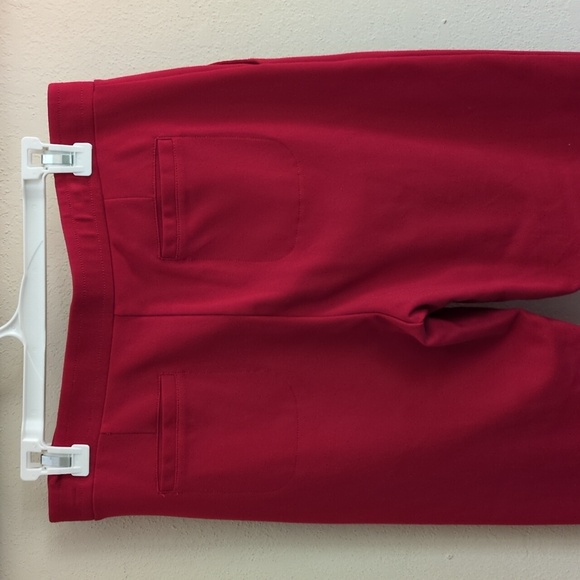 Betabrand Red Pull-on Pants - Picture 5 of 16